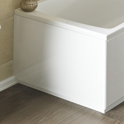 900mm End Bath Panel (White, MDF). additional image
