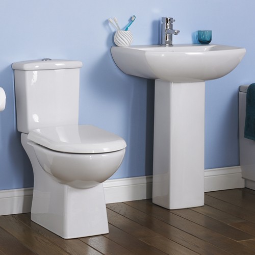 Asselby 4 Piece Bathroom Suite With Toilet & 600mm Basin. additional image