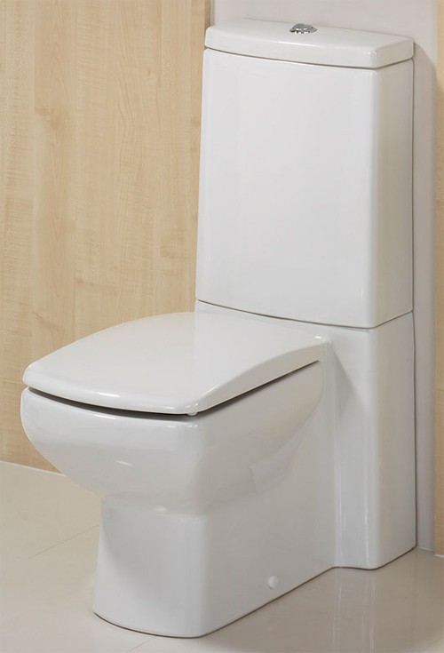 WC Toilet with seat, push flush cistern and fittings. additional image