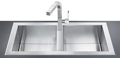 2.0 Bowl Stainless Steel, Low Profile Kitchen Sink. additional image