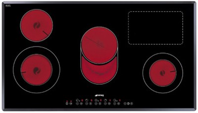 4 Ring Touch Control Hob With Warming Zone. 900mm. additional image