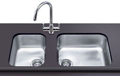 1.0 Bowl Oval Stainless Steel Undermount Kitchen Sink. 300mm. additional image