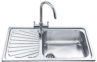 1.0 Large Bowl Stainless Steel Kitchen Sink, Left Hand Drainer. additional image