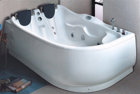 Whirlpool bath for two people. Right Hand. 1800x1200mm. additional image
