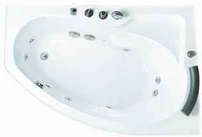 Deluxe Whirlpool Bath.  Left Hand. 1500x1000mm. additional image