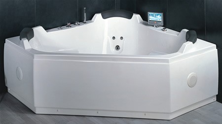 Whirlpool Bath for 3 People with TV. 1700x1700mm. additional image