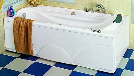 Deluxe Whirlpool Bath.  Left Handed. 1700x800mm. additional image