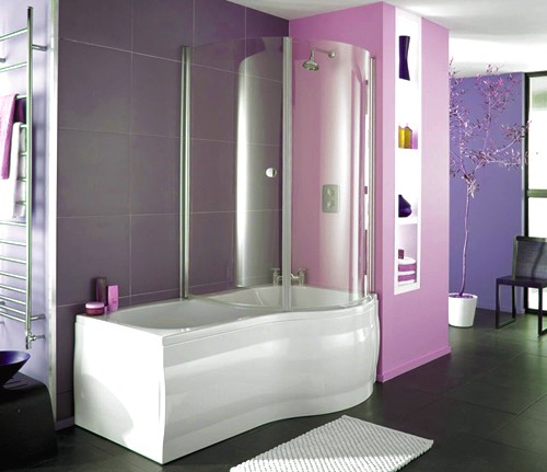 Complete Shower Bath (Right Hand). 1700x700mm. additional image
