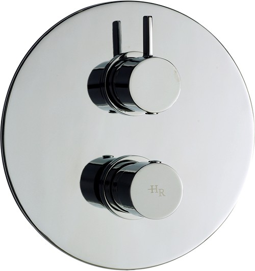 Twin Concealed 3/4" Thermostatic Shower Valve. additional image