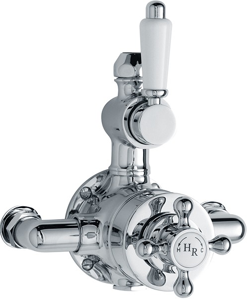 Dual exposed thermostatic shower valve. additional image