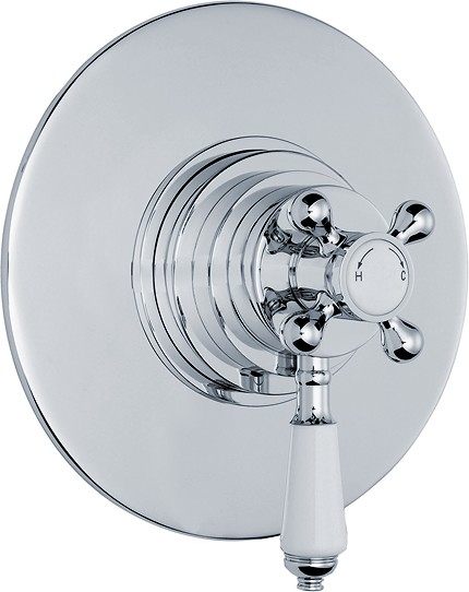 Traditional Dual Concealed Thermostatic Shower Valve. additional image