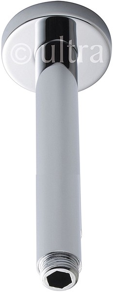 Ceiling Mounting Shower Arm (300mm, Chrome). additional image