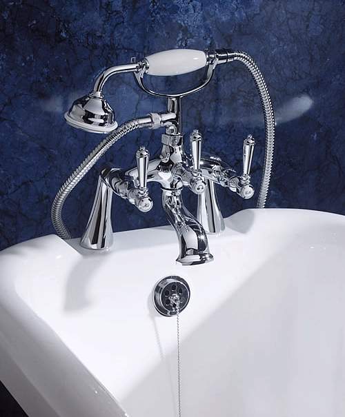 Lever bath shower mixer with shower kit additional image