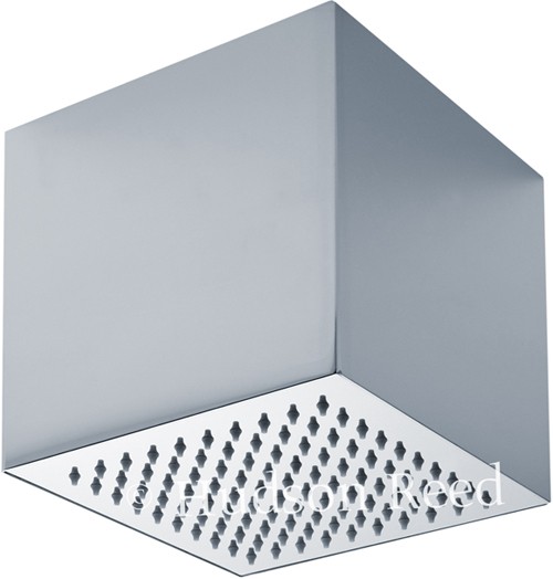 Square Shower Head (Stainless Steel). 200x200x200mm. additional image