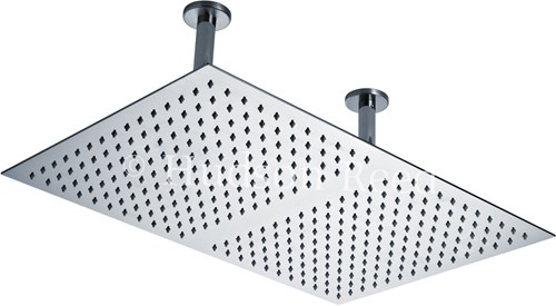 Rectangular Shower Head (Stainless Steel). 600x400mm. additional image