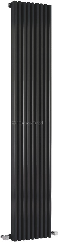 Parallel Designer Radiator (Black). 342x1800mm. additional image
