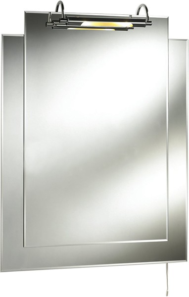Colt Bathroom Mirror With Light. 700x900mm. additional image