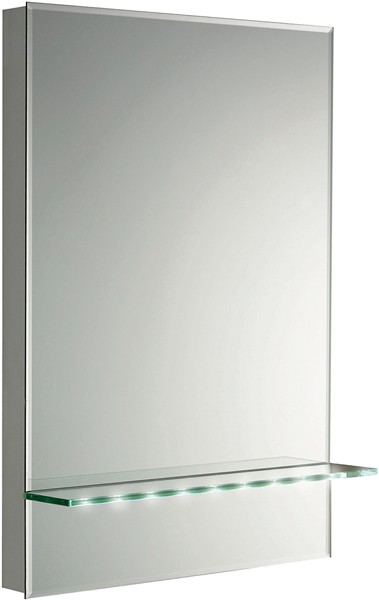 Tempest Mirror With LED Illuminated Shelf. 500x700. additional image
