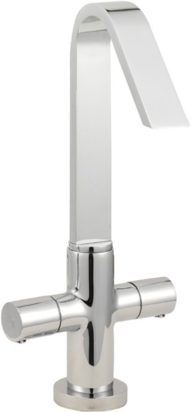 Cruciform Mono Basin Mixer Tap With Pop Up Waste. additional image