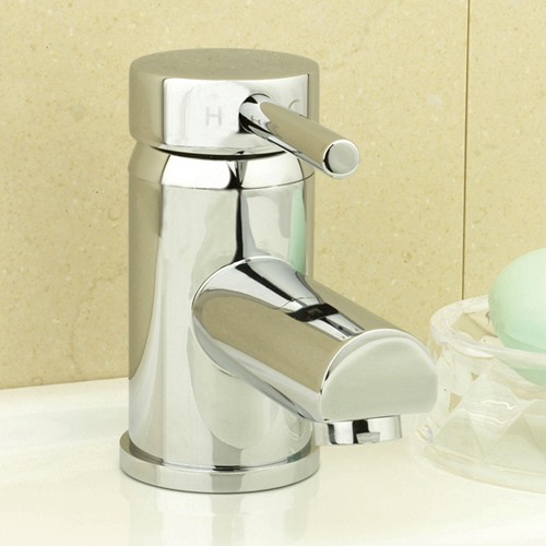 Eco Click Mono Basin Mixer Tap With Pop Up Waste. additional image