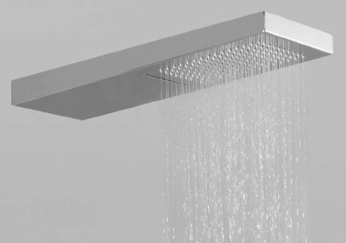 Shower Head With Rain Shower & Waterfall Outlets (Chrome). additional image