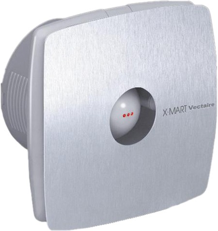 Standard Extractor Fan. 100mm (Stainless Steel). additional image