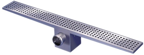 Rectangular Wetroom Shower Drain With Side Outlet. 1500mm. additional image