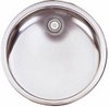 Click for Astracast Sink Onyx inset round kitchen drainer in polished steel finish.