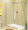 Click for Image Allure right hand 1600x900 walk-in shower enclosure and shower tray.