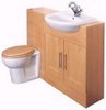 Click for Woodlands Chilternhurst Bathroom Furniture Set (Beech).