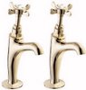 Click for Deva Coronation BS1010 High Neck Sink Taps (Pair, Gold)