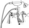 Click for Deva Coronation 3/4" Bath Shower Mixer Tap With Shower Kit (Chrome).