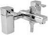 Click for Deva Rubic Bath Shower Mixer Tap With Shower Kit (Chrome).