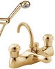 Click for Deva Senate Bath Shower Mixer Tap With Shower Kit (Gold).