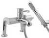 Click for Deva Vision Bath Shower Mixer Tap With Shower Kit And Wall Bracket.