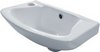 Click for Hydra Wall Hung Basin & Brackets (1 Tap Hole).  Size 360x262mm.