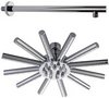Click for Hydra Showers Star Shower Head With Wall Mounting Arm (220mm).