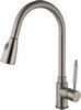 Click for Hydra Lily Kitchen Tap With Pull Out Spray Rinser (Brushed Steel).