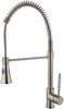 Click for Hydra Sophie Kitchen Tap With Pull Out Spray Rinser (Brushed Steel).