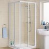 Click for Lakes Classic 900mm Square Shower Enclosure & Tray (White).