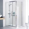 Click for Lakes Classic 1600x800 Shower Enclosure, Slider Door & Tray (Right Handed).