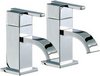 Click for Mayfair Ice Fall Lever Bath Taps (Pair, Chrome).