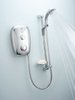 Click for Mira Electric Showers Mira Play 9.5kW in satin chrome with chrome panel.