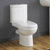 Click for Crown Ceramics Ivo Toilet With Push Flush Cistern & Soft Close Seat.