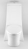 Click for AKA WC Toilet with seat, push flush cistern and fittings.