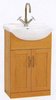 Click for daVinci 550mm Beech Vanity Unit with one piece ceramic basin.