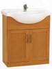 Click for daVinci 750mm Beech Vanity Unit with one piece ceramic basin.