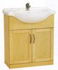 Click for daVinci 750mm Maple Vanity Unit with one piece ceramic basin.