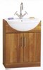 Click for daVinci 600mm Cherry Vanity Unit with Monte Carlo  semi-recess basin.