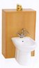 Click for daVinci Monte Carlo complete back to wall bidet set in beech.
